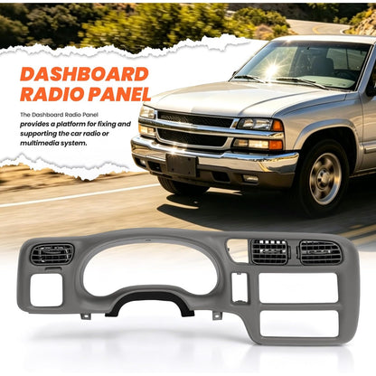HECASA Dashboard Radio Panel Compatible with 1998-2002 S10 Blazer