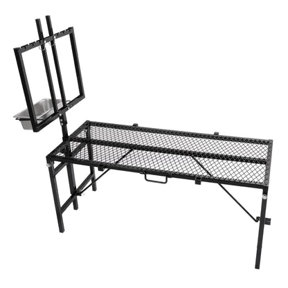 HECASA Sheep Milking Stand Livestock Feeder Rack Adjustable Headpiece