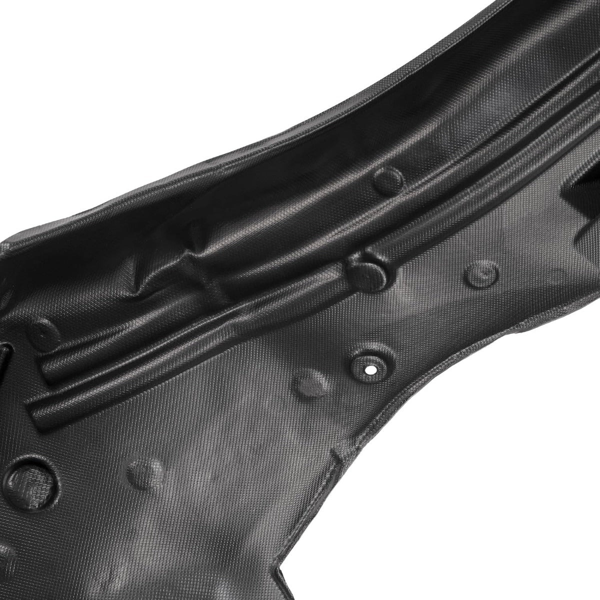 Front Left Fender Liner Compatible with 2016-2017 Honda Accord Sedan Replace for 74150T2AA01 HO1248157 Inner Panel w/o Insulation Foam Plastic(PE) Unfinished Black