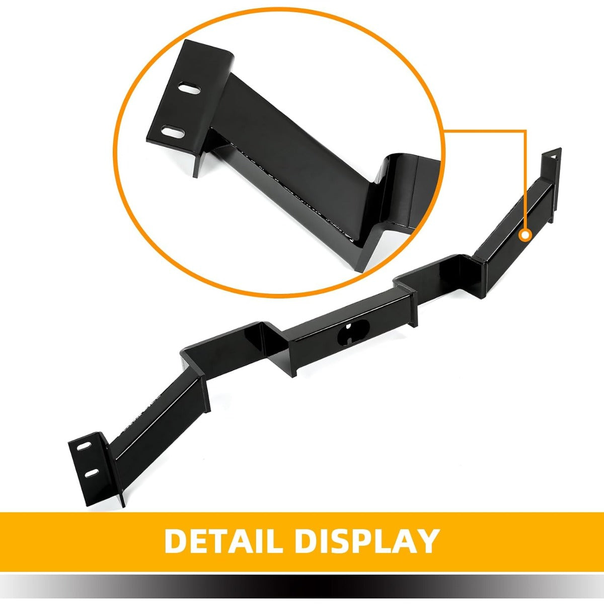 KUAFU Transmission Crossmember Double-Hump Compatible with 1978-1988 GM-2 GM G-Body Chevrolet Monte Carlo Coupe 2-Door Fits 700R4, 4L60, 4L60-E Transmission Powder Coated Steel