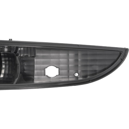 HECASA Turn Signal Light+Side Marker Light Compatible with 1993-2002 Chevrolet Chevy Camaro Driver Passenger Front Parking Signal Lamps & Rear Bumper Lamps Reflector Clear Lens + Black Housing