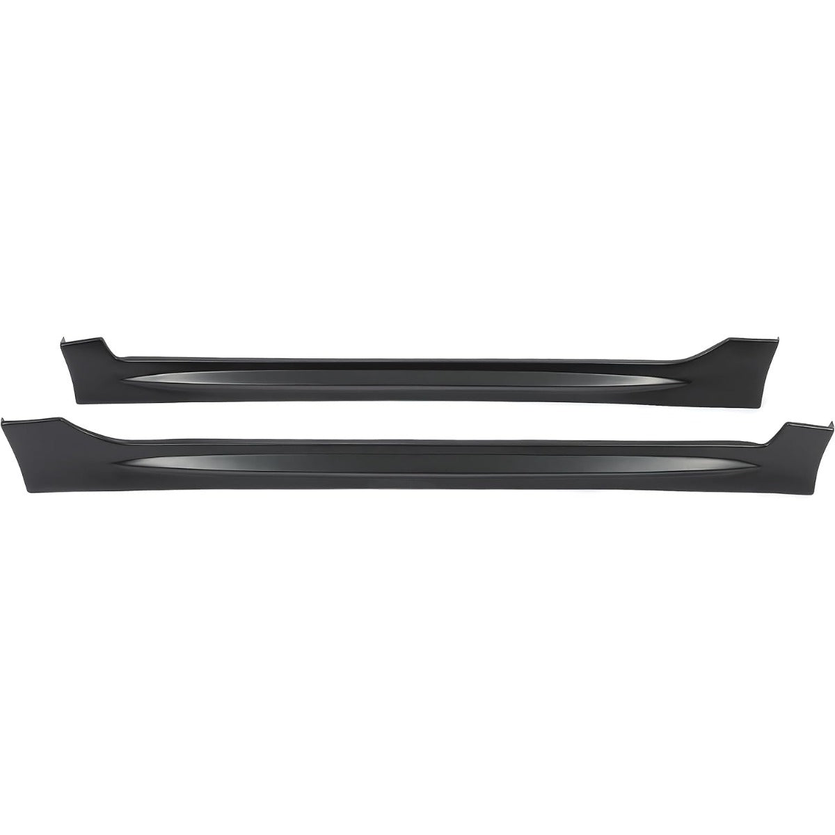 Side Skirts Extension Replacement Compatible with 2006-2011 Honda Civic 4 Door Sedan Black Bottom Side Line Rocker Panels Guard Body Kit RR Style