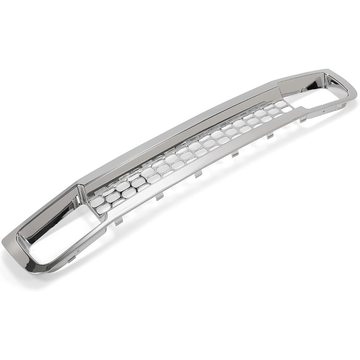 Front Bumper Lower Grille Compatible with 2011-2014 GMC Sierra 2500HD 3500HD Replacement for GM1036166 25832387 Denali Style Chrome Silvery