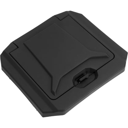 Center Console Dash Storage Box Compatible with 2020-2024 Polaris RZR PRO XP / XP4 / Turbo R/R 4 / Pro R Black Center Compartment Storage Bin Textured
