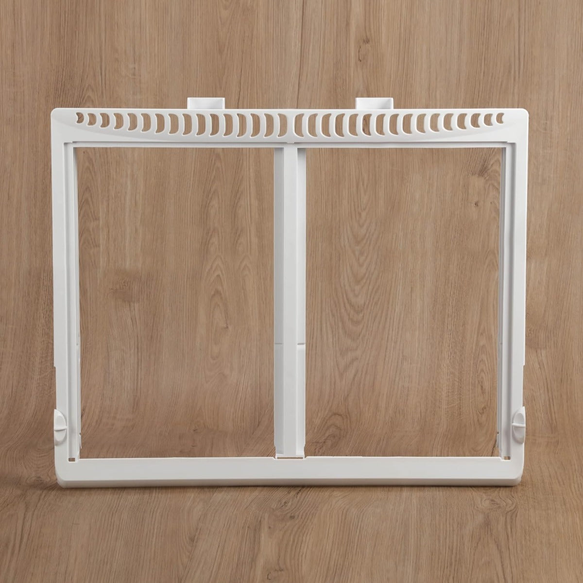KUAFU 240364790 AP4393266 240364718 Replacement Refrigerator Crisper Shelf Frame Pan W/O Glass Cover Compatible with Electrolux Frigidaire Refrigerator Replace for 240364729 Drawer Cover White