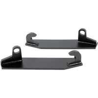 Load image into Gallery viewer, KUAFU Pair Tractor Mounting Brackets Compatible with John Deere Massy Ferguson Ford Case loaders All Tractors Black Tractor Attachment Accessories Weld on Steel
