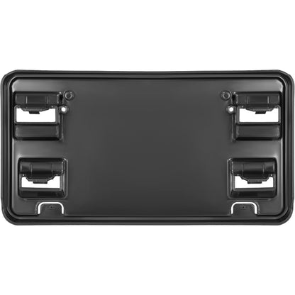 KUAFU Front Bumper Cover+License Plate Bracket Mount Compatible with 2015-2017 Ford F150 Models W/o Block Heater&Grille Shutters Replace for FO1044108, FO1068165, FO1044109, FL3Z17E810AA, FL3Z17A385A