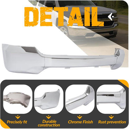 KUAFU Front Bumper Face Bar Compatible with 2016-2018 Chevy Silverado