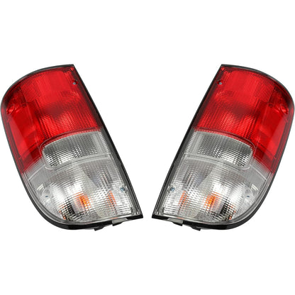 ECOTRIC Tail Light Pair Compatible with 1995-2000 Toyota Tacoma Pickup Trunk Taillight Tail Lamp Driver Left & Passenger Right
