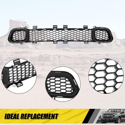 Front Lower Grill Compatible with 2014-2018 Jeep Cherokee 68203216AA CH1036126 Bumper Lower Hood Grille Black