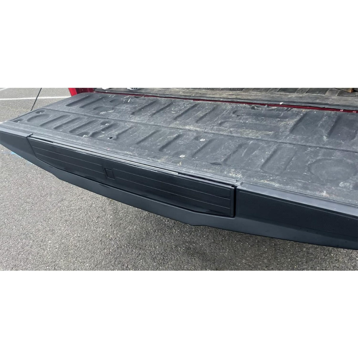 Tailgate Molding Kit Top Trim Cap Cover Compatible with 2017-2022 Ford F250 F350 Super Duty Flex Step Replacement for HC3Z9940602A HC3Z9941018AC FO1904134 FO1904141 FO1904140 LYAP-559S-2