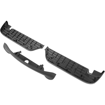 KUAFU Rear Bumper Step Pads Compatible with 1999-2007 Ford F-250/350/450/550 Super Duty Replacement for FO1191116 FO1191113 Plastic(PP) Black Lower & Upper Left + Right 3Pcs