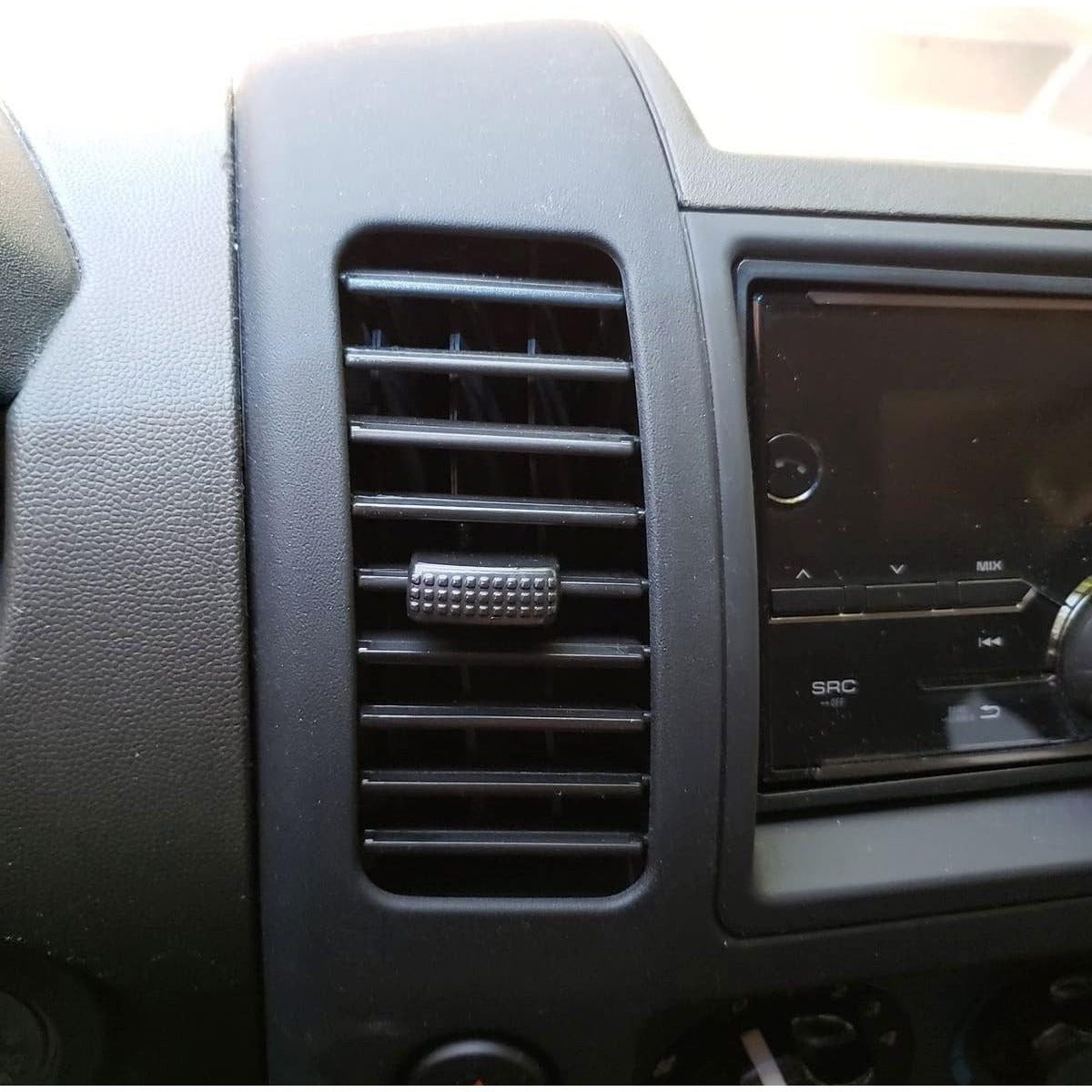 Center Dash Console Panel Trim Compatible with 2005-2020 Nissan Frontier Replacement for Part Number 68259-ZP16C, Matte Black