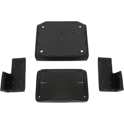Seat Set Compatible with John Deere Crawler Dozer 350 350B 350C 450 450B 450C 550 Tractor Seat Cushion Black 4 Pcs