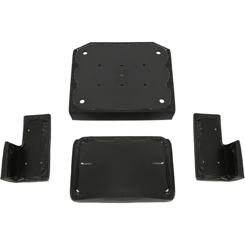KUAFU Seat Set Compatible with John Deere Crawler Dozer 350 350B 350C 450 450B 450C 550 Tractor Seat Cushion Black 4 Pcs
