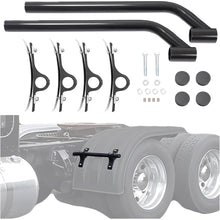 KUAFU Poly Fender Mounting Kit for 8591000, Fits Fenders # 8590195, 8590245 | Adjustable Brackets and Frame Bolts for Dump, Garbage, Work, Utility Trucks 1 Pack
