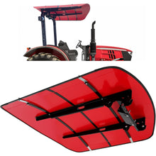 Red Canopy Compatible With All ROPS 48-3/8 Inches X 48-3/8 Inches Equipped Tractors and Mowers With 2 Inches x 2 Inches or 2 Inches x 3 Inches ROPS (Adds About 4 Inches to Tractor Height) LYJD-031S-3