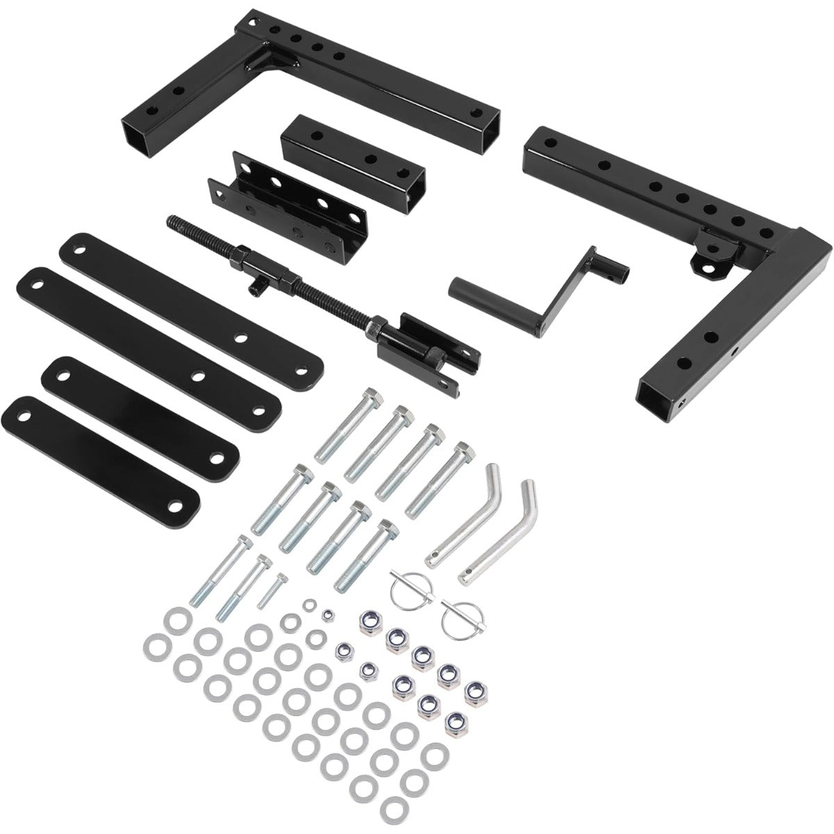 1 Point Hitch Lift Adjustable Height Compatible with Garden Lawn Tractor UTV ATV Steel Powder Coated