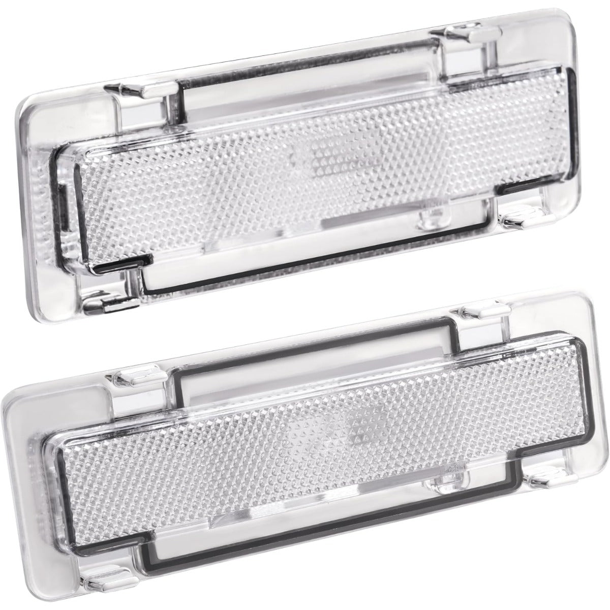 HECASA Pair Turn Signal & Side Marker Light Compatible with 1985-1992 Chevy Chevrolet Camaro Replacement for GM2520165 GM2521165 GM2550118 GM2551110 Parking Signal Lamp 4Pcs Clear Lens