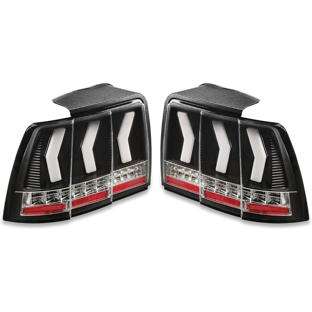 HECASA LED Tail Lights Compatible with 1999-2004 Ford Mustang