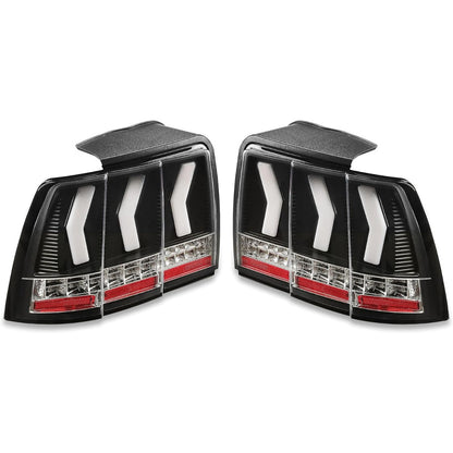 HECASA LED Tail Lights Compatible with 1999-2004 Ford Mustang