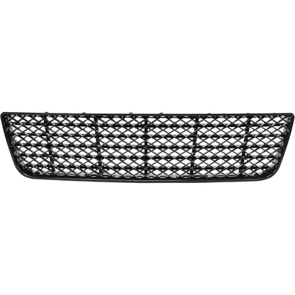Front Bumper Upper + Lower Grille Compatible with 2006-2013 Chevy Impala 2014-2016 Chevrolet Impala Limited Replacement for GM1200551 Hood Black Mesh Grill Insert Guard Plastic(ABS+PP)
