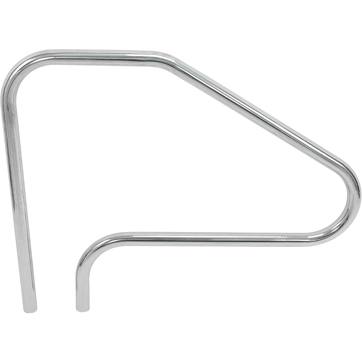 HECASA Pool Handrail Grab Rail Railing 37" x 45.8" Swimming Pool Hand Rail Inground Pool Stair Rail Safety Rail Entry Rail Handle Pool Grab Ladder 304 Stainless Steel W/O Anchors