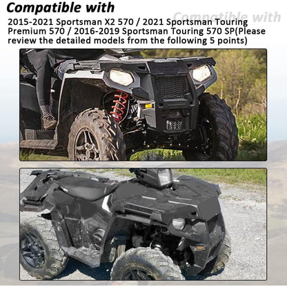 Front Storage Rack Compatible with 2014-2021 Polaris Sportsman 450 570 SP X2 ETX / 2015 Hawkeye 325 2X4 / 2017 Farmhand HD 450 2x4 Front Cover Rack Replacement 2636440-070 LYPS-008S