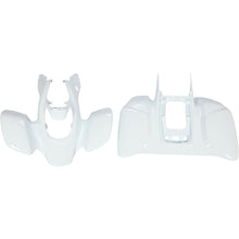 KUAFU Front & Rear Fender Compatible with 1999-2004 Honda TRX 400EX | Plastic Kit Mudguard Mud Guard Flaps Fender Flares White