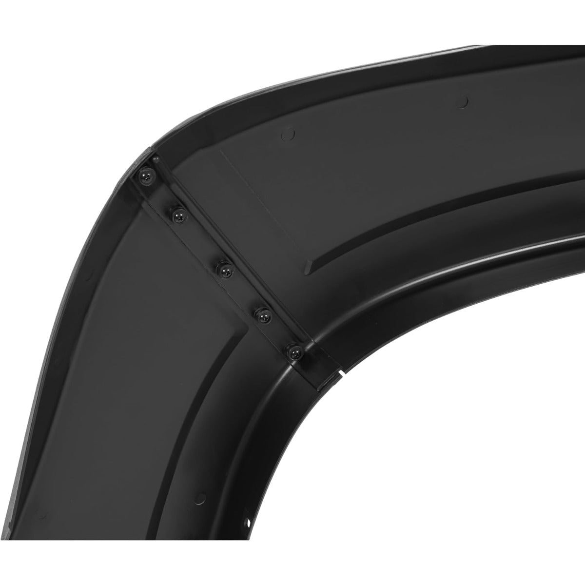 Fender Flare Compatible with 2007-2013 Chevy Chevrolet Avalanche | 10Pcs Front & Rear Wheel Arch Cover Protector Set Plastic(PP) Textured Black