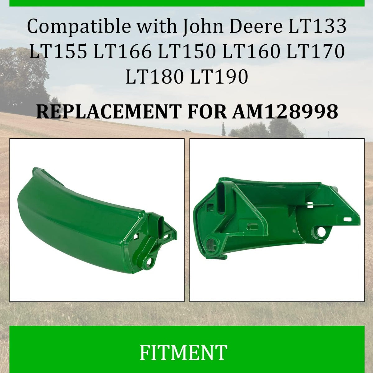 Front Bumper Compatible with John Deere LT133 LT155 LT166 LT150 LT160 LT170 LT180 LT190 LT Series Replacement for AM128998
