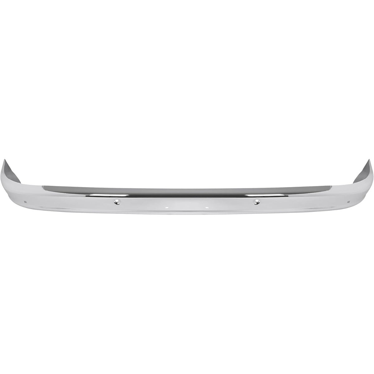 ALMULOO Front Bumper Cover Compatible with 1963-1966 Chevy C10/C20/C30/K10/K20 GMC 1000/1500/2500 Replace for 0848012CA Bumper Face Bar Steel Chrome Silvery