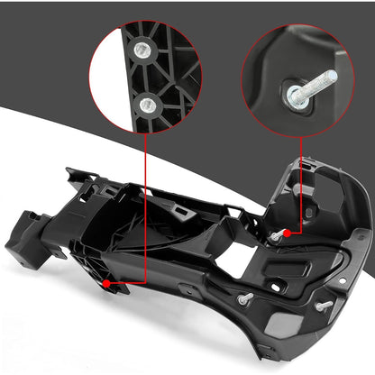 HECASA Rear Bumper Outer Extension Insert Bracket Passenger Side RH Compatible with Tacoma 2016-2023 Replacement for 52153-04010 TO1105136