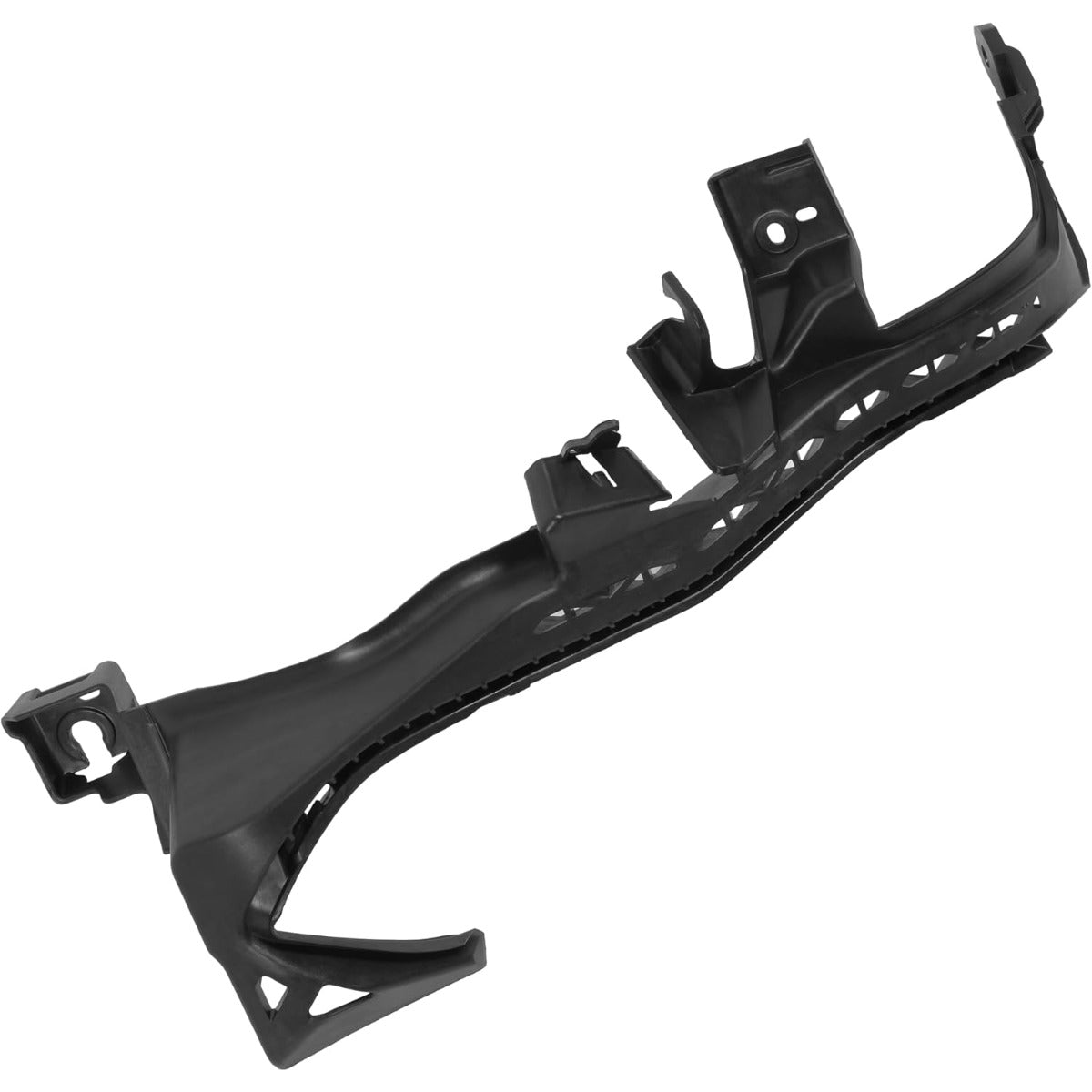ALMULOO Front Bumper Bracket Compatible with 2018-2023 Subaru Crosstrek Plastic(PP+GF30) Black Replace For 57707FL000 SU1043106 Right