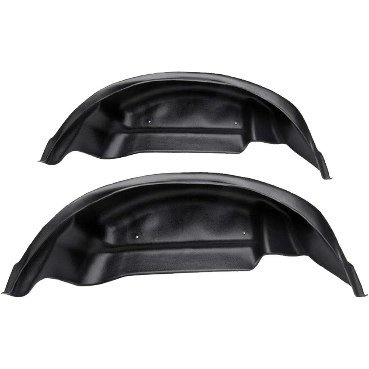ECOTRIC Rear Inner Fender Compatible with 2015-2020 Ford F-150 King Ranch, Lariat, Limited, Platinum, SSV, XL, XLT Wheel Well Guards Mud Guard Flaps Plastic(ABS) Black