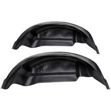 ECOTRIC Rear Inner Fender Compatible with 2015-2020 Ford F-150 King Ranch, Lariat, Limited, Platinum, SSV, XL, XLT Wheel Well Guards Mud Guard Flaps Plastic(ABS) Black