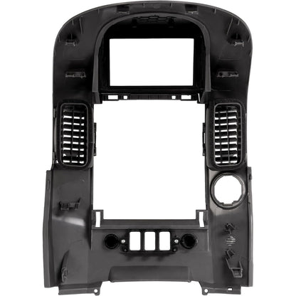 Instrument Panel Lid Finisher Bezel Compatible with 2004 Nissan Pathfinder Armada 2005-2007 Nissan Armada 2004-2007 Nissan Titan Dash Audio A/C (WITHOUT Center Speaker, Silvery Grey)