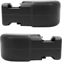 KUAFU Front & Pair Bumper End Cap Compatible with 1997-2006 Jeep Wrangler, 65th Anniversary Edition Bumper Corner Protection Replacement for 55155757AB, CH1004128, 55155756AB, CH1005128