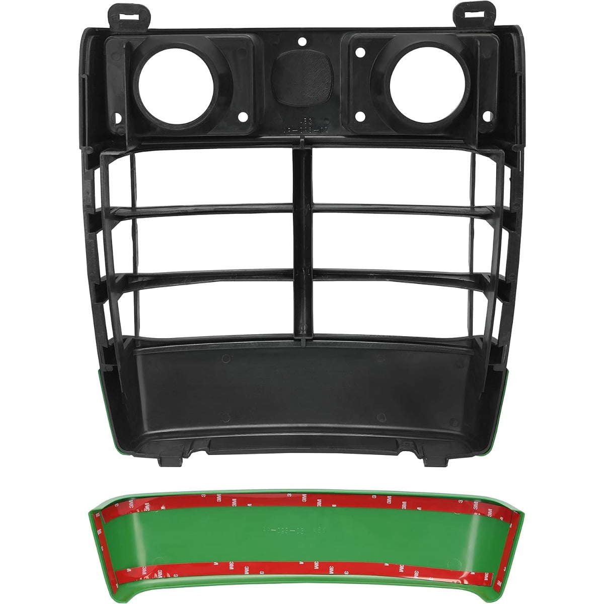 Tractor Front Grille Grill Replacement for LVA11379 Compatible with John Deere 4200 4210 4300 4310 4400 4410 4500 4510 4600 4610 4700 4710 Lawn Mower Black&Green