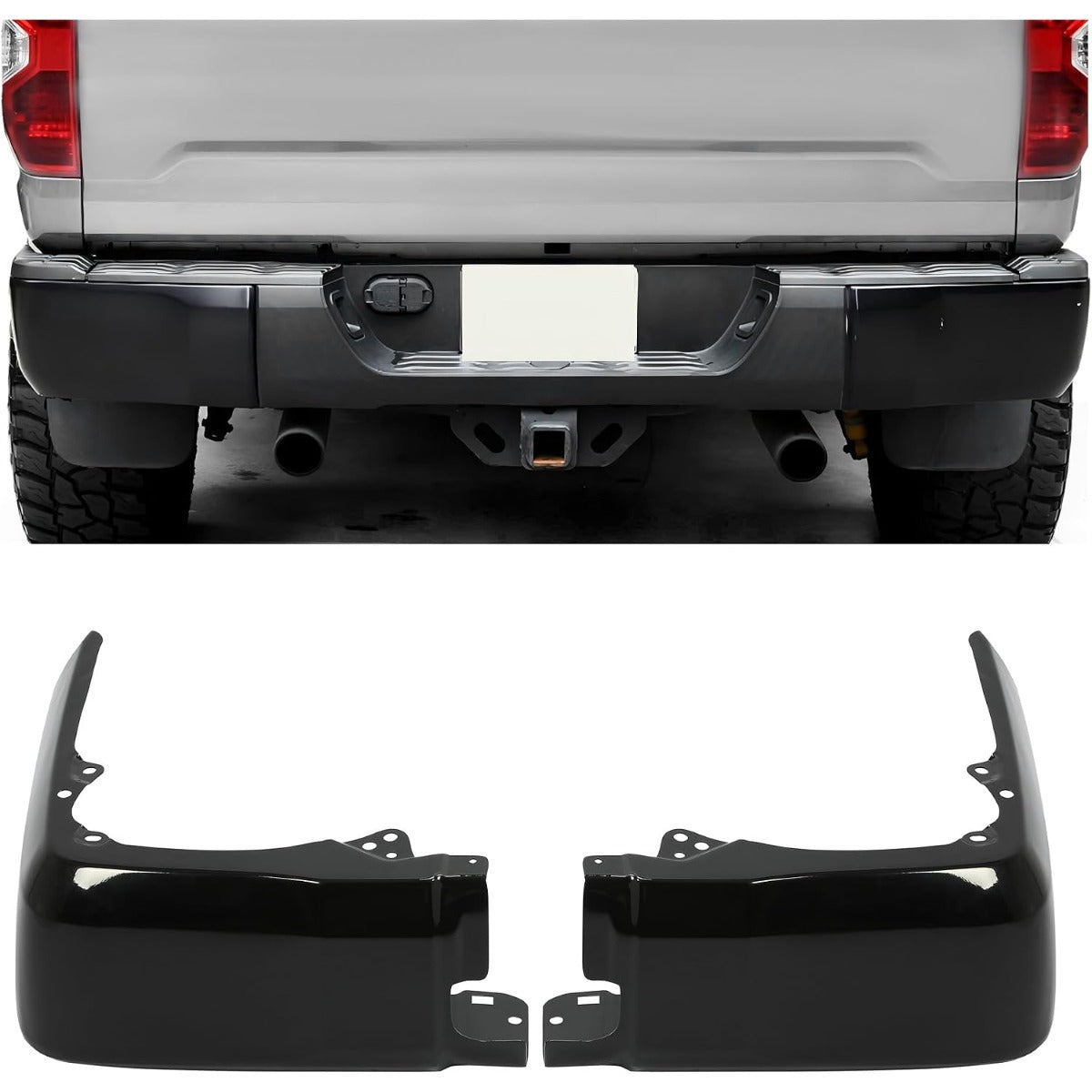 KUAFU Bumper End Caps Covers Compatible with 2014-2021 Tundra