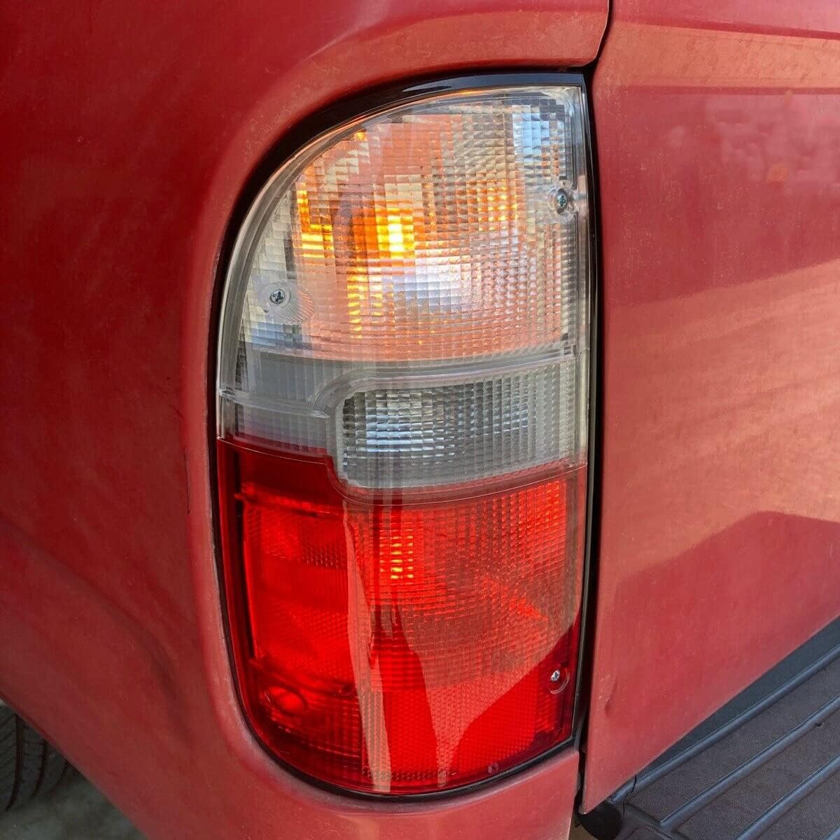 ECOTRIC Tail Light Pair Compatible with 1995-2000 Toyota Tacoma Pickup Trunk Taillight Tail Lamp Driver Left & Passenger Right