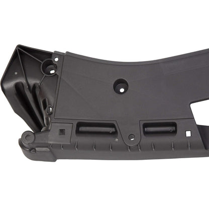 ALMULOO Front Bumper Bracket Compatible with 2010-2017 Chevrolet Equinox GMC Terrain Replacement for 23507949 Plastic PET Black