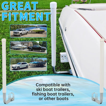 Boat Trailer Guide Poles for Ski Boat, Fishing Boat, Sailboat, Kayak, Canoe (Size and Color Selected) LYOM-084-2