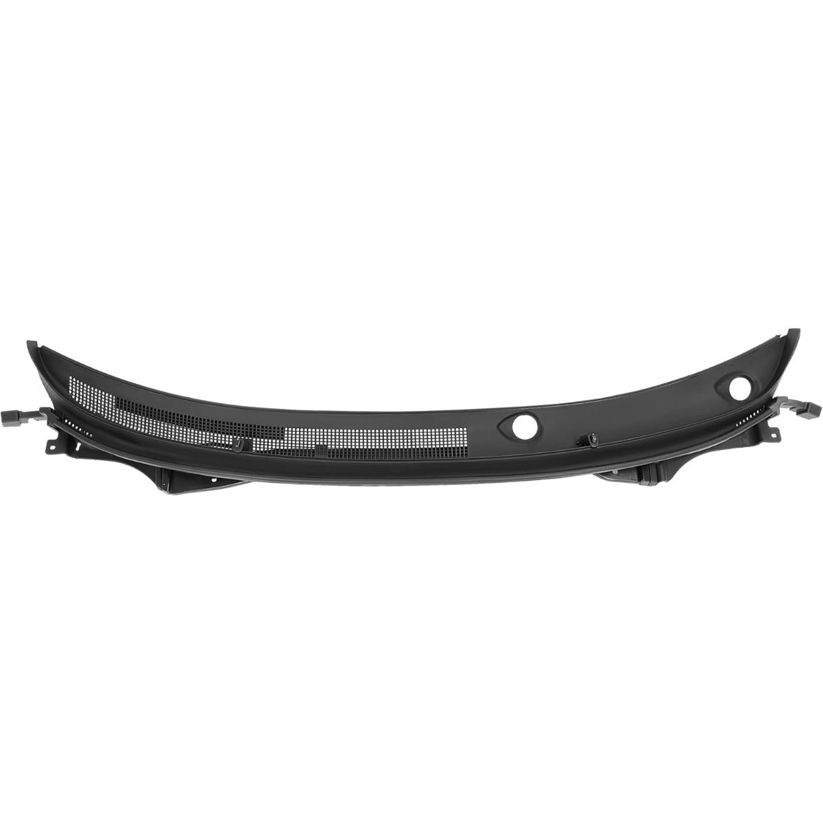Windshield Wiper Cowl Panel Compatible with 2015-2019 Hyundai Sonata & Sonata Hybrid Replacement for 86150C1000 86150C2000 Air Inlet Window Cowl Vent Molding Grille Unfinished Black Plastic