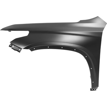 HECASA Front Left Fender Compatible with 2018-2023 Chevy Chevrolet Traverse Replacement for 84679031 GM1240409 Steel Wheel Fender Panel Electrophoresis Black Driver Side