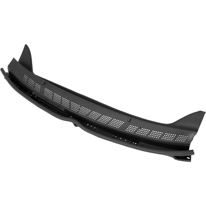 Windshield Wiper Cowl Panel Compatible with 2006-2011 Honda Civic Excluded Si, Replacement for 74200SNAA00 Air Inlet Window Cover Cowl Top Front Center Textured Black Plastic PP