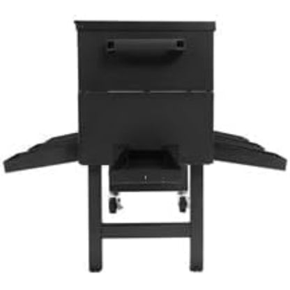 128 Pound Freestanding Livestock Feeder, Rustproof Metal Gravity