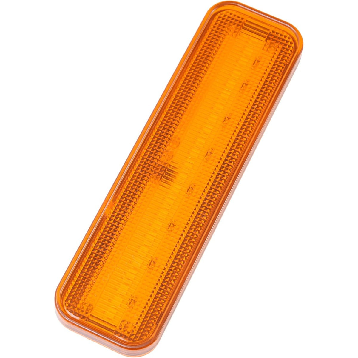 HECASA LED Side Marker Lights Compatible with 1978-1987 Chevrolet Chevy El Camino Malibu GMC Caballero Front Rear Bumper Signal Lamps Replacement for 913417 929986 (4Pcs Amber & Red Lens and Light)