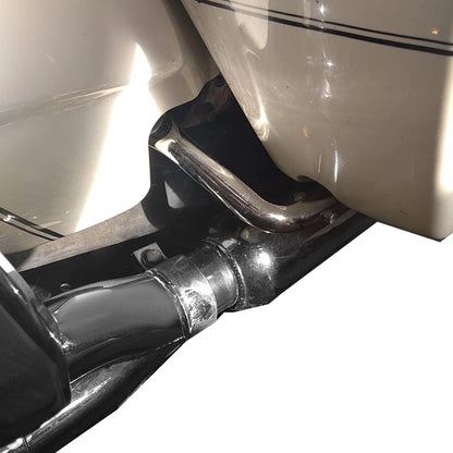 ECOTRIC Saddlebag Guard Support Eliminator Bracket Compatible with 1993-2013 Harley Touring Road King FLHR, Electra Glide FLHT/Ultra Classic, Street Glide FLHX, Road Glide FLTR Chrome
