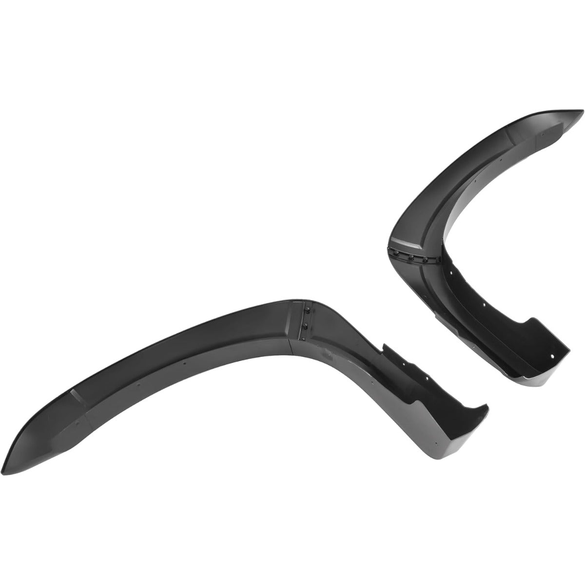 4Pcs Fender Flares Set Compatible with 2005-2011 Dodge Ram Dakota Crew Cab Pickup Models Wheel Front & Rear Wheel Arch Cover Protector Plastic(PP) Textured Black